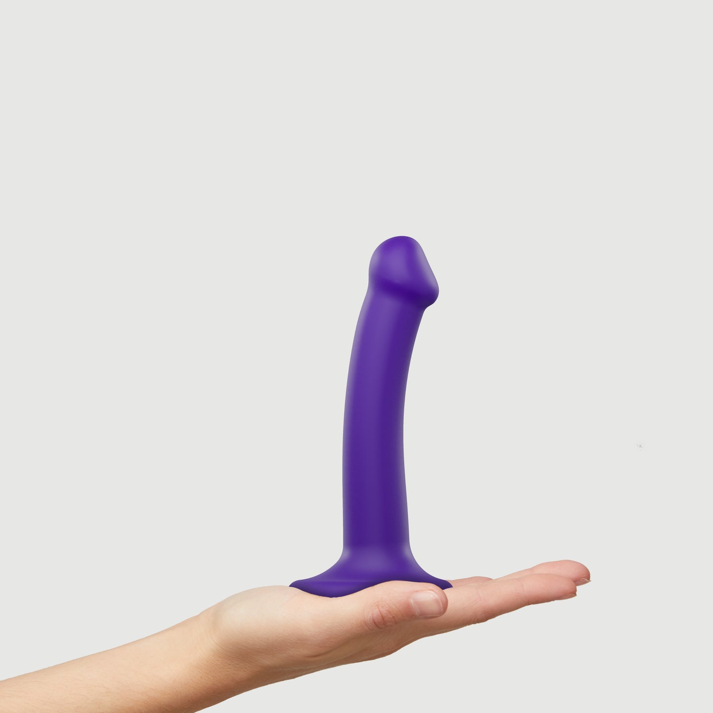 Bendable dual-density strap-on dildo