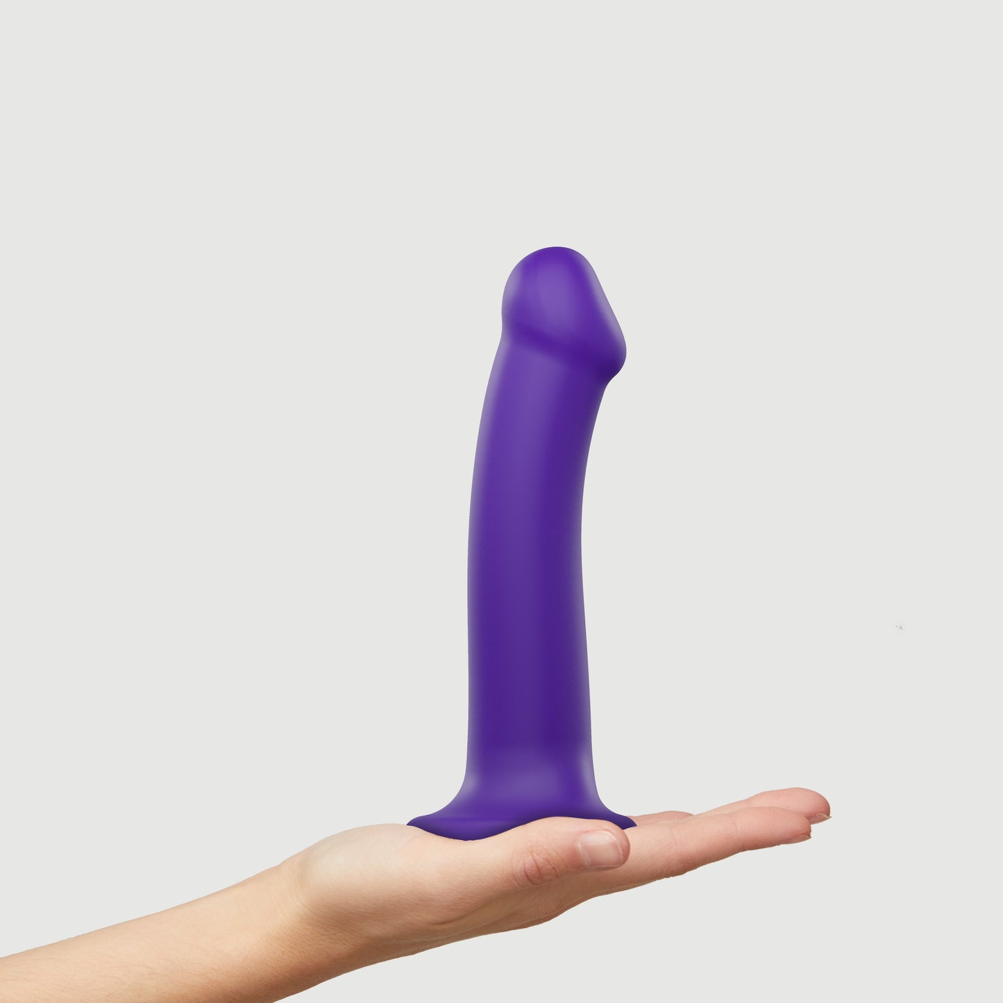 Bendable dual-density strap-on dildo