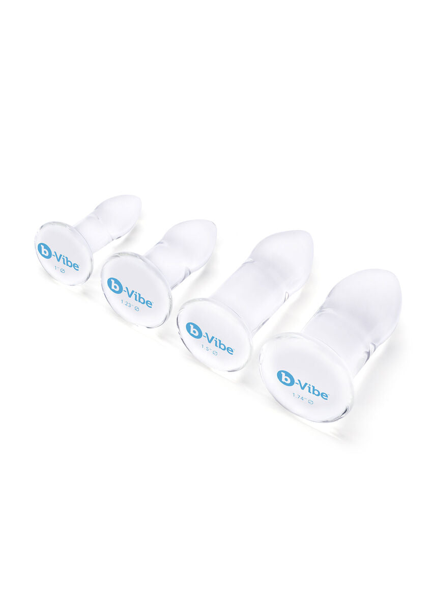 Anal Dilator Set - glass anal plug set