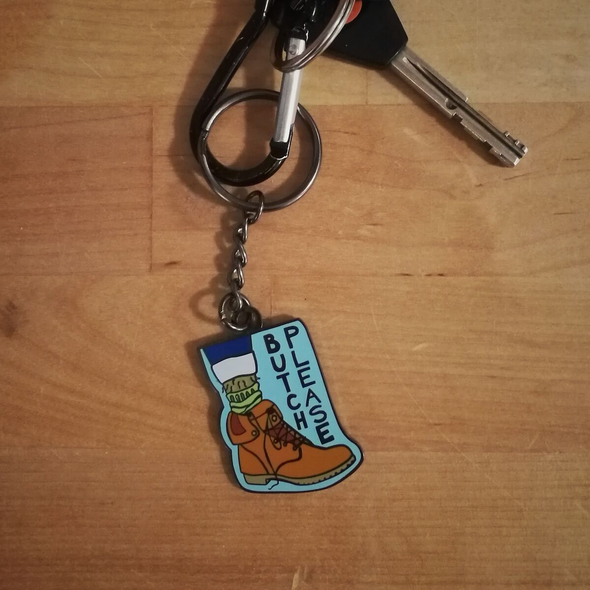 NYTC Butch Please Keychain