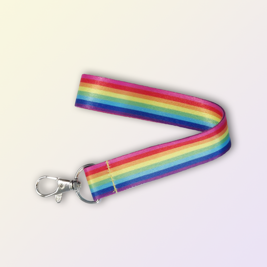 8-Stripe Pride Wristlet Keychain (Gilbert Baker)