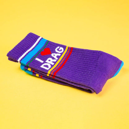 "I Love Drag" socks