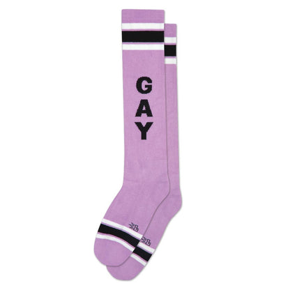 "GAY" knee socks