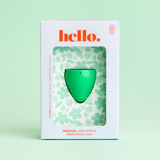 Hello Cup Low Cervix - moon cup for low cervix