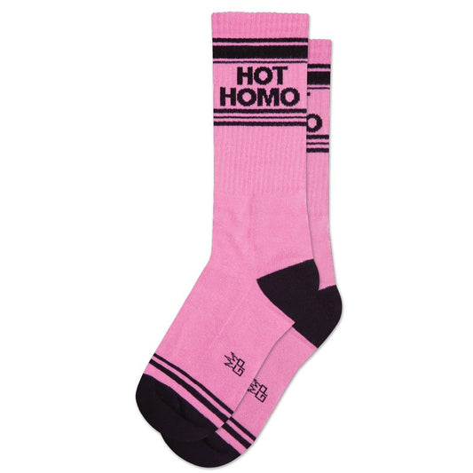 "HOT HOMO" socks