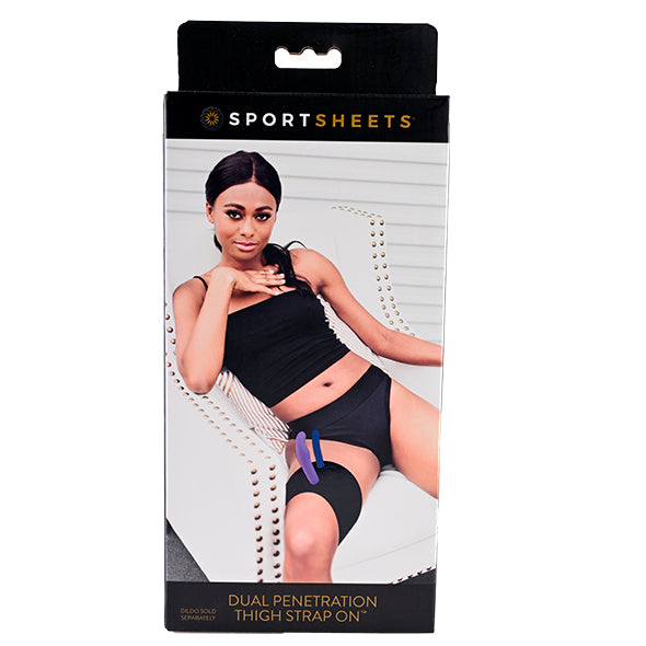 Dual Penetration Thigh Strap-on Harness - thigh-strapper