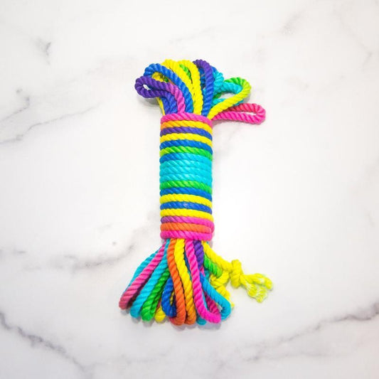 Unicorn - rainbow bondage rope