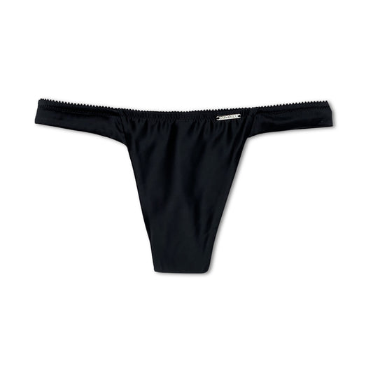 Cute Satin Thong - tucking thong