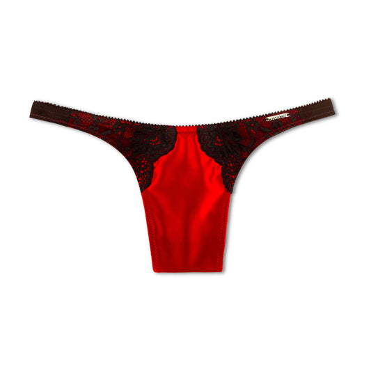 LIMITED EDITION Devotion Thong – Thorn Red