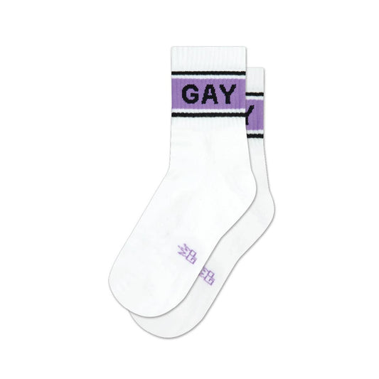 "GAY" ankle socks