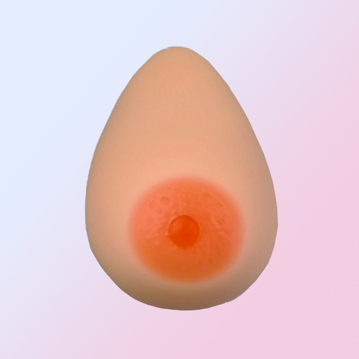 Self-adhesive silicone breast prostheses - teardrop