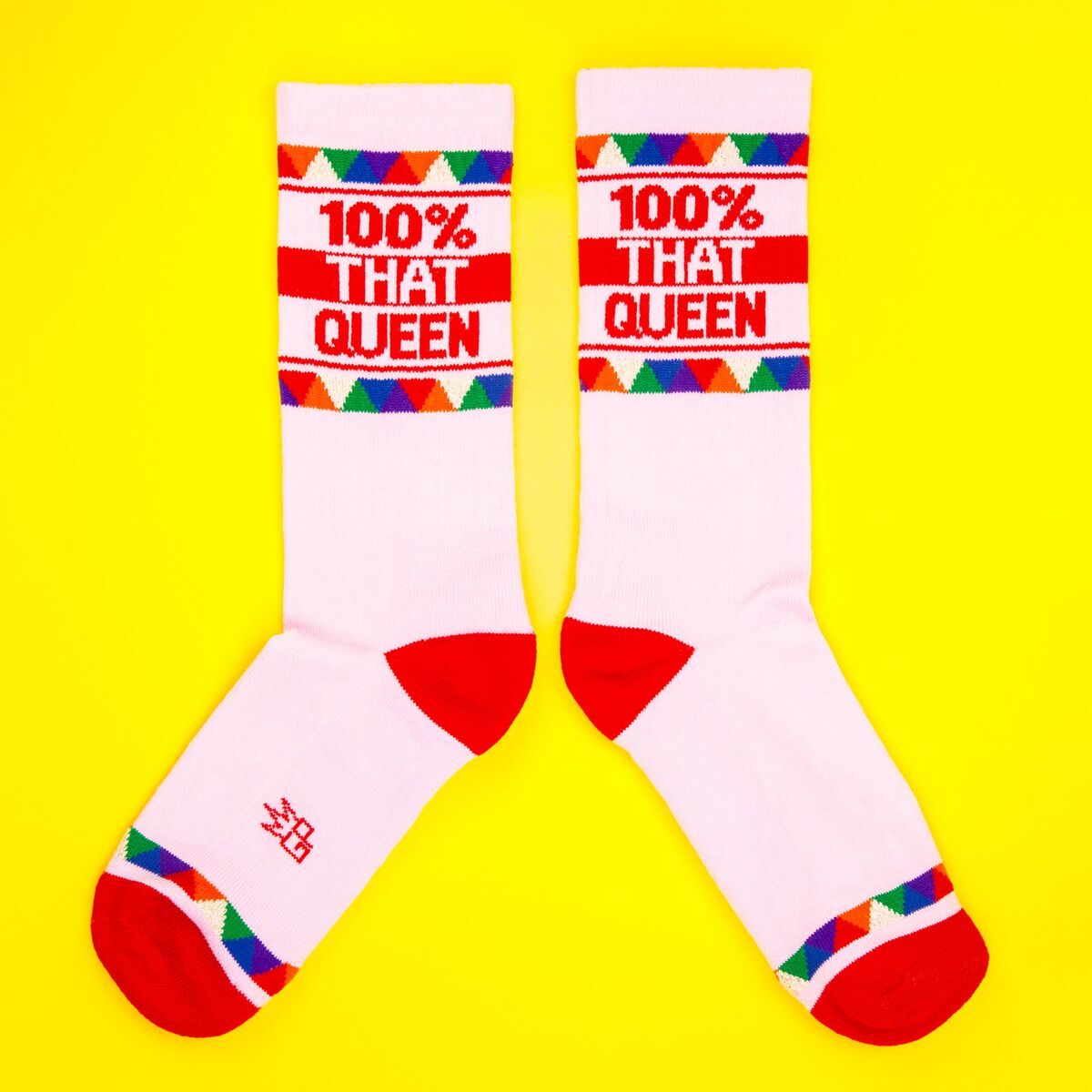 "100% That Queen" socks