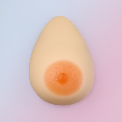 Self-adhesive silicone breast prostheses - teardrop