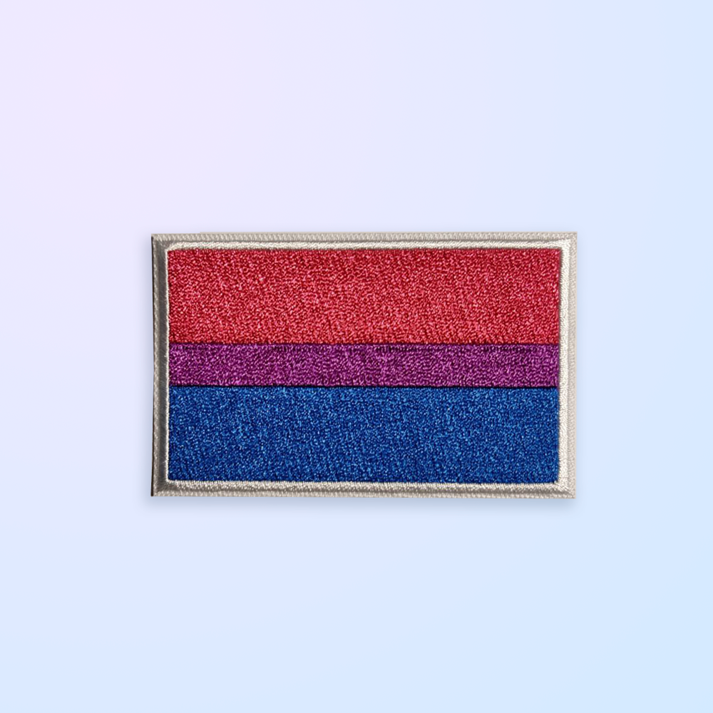 Biseksuaali Pride kangasmerkki