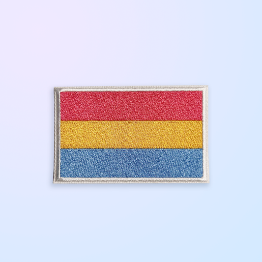 Panseksuaali Pride kangasmerkki