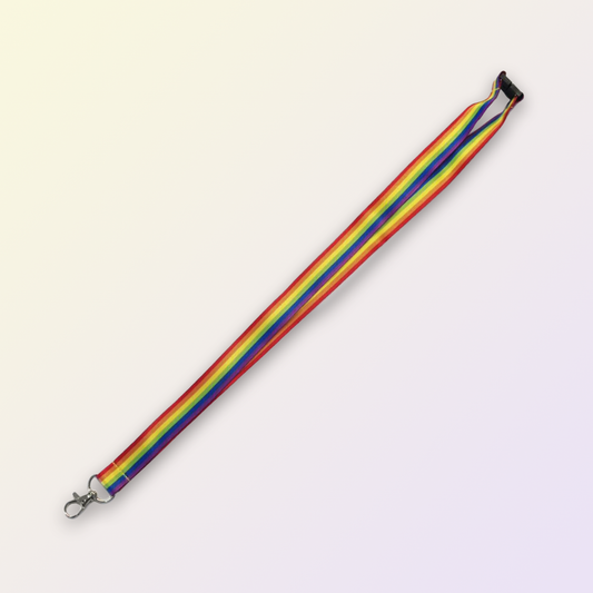 Rainbow Pride key chain