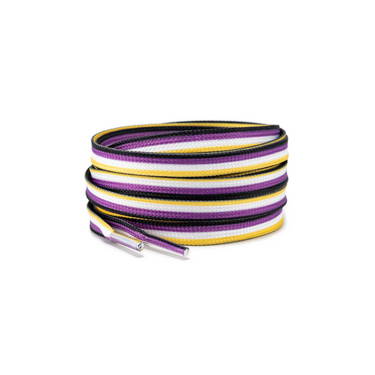 Non-Binary Pride Shoelaces