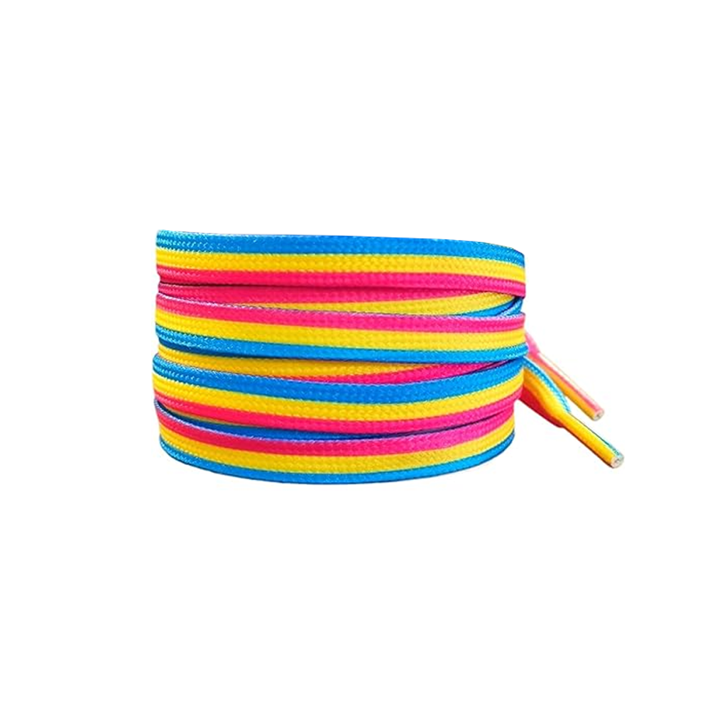 Pansexual Pride Shoelaces