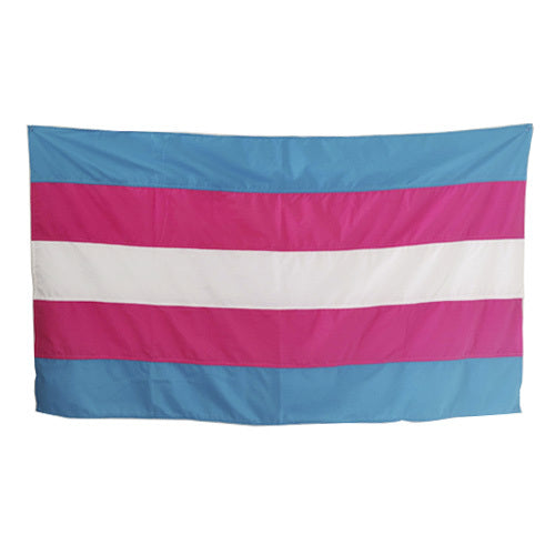 Hand stitched Trans Pride flag